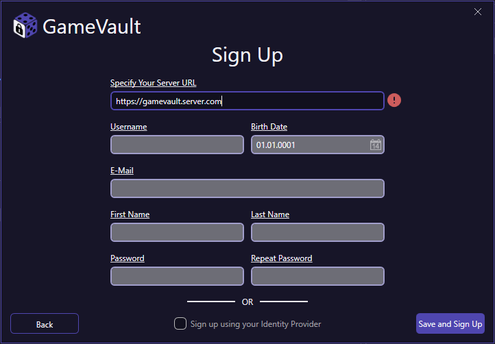 signup