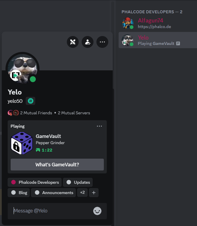 Discord Integration Showcase